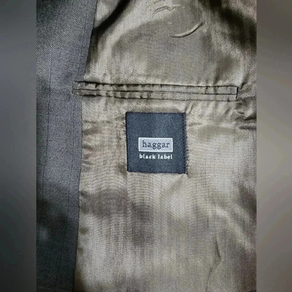 Men's Haggar Black Label Coat, Brown, Size 46L, PreOwned - Picture 4 of 7